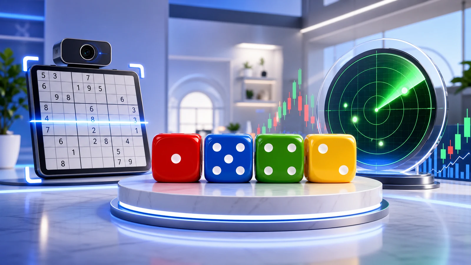 Puzzle games and tools artwork